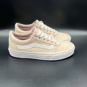 Vans Ward Low Top Pink Canvas Sneakers 500714 Women's Sz 6
